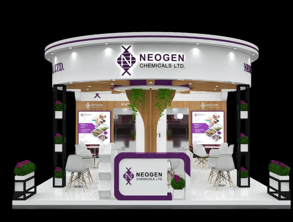 10x20 chemical industry exhibition booth by Expo Creators